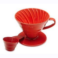 Dripper Hario V60-02 keramický červený