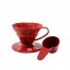 Dripper Hario V60-01 plastový červený
