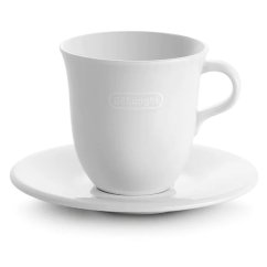 Porcelánový šálek DeLonghi cappuccino 270 ml - 2ks
