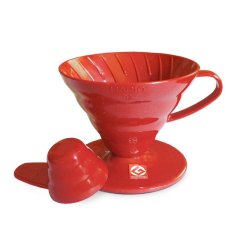 Dripper Hario V60-02 plastový červený