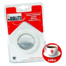 Bialetti těsnění + filtr MOKA (9 šálků, 450 ml)