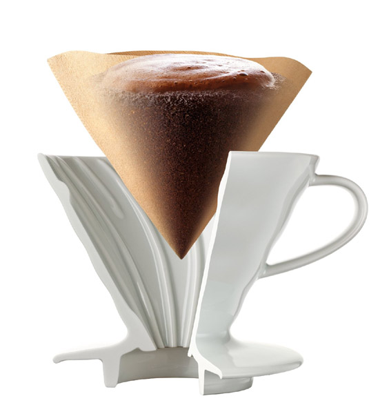 Dripper Hario V60-01 plastový bílý