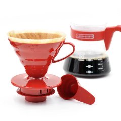 Hario sada Pour Over Kit V60-02 červený