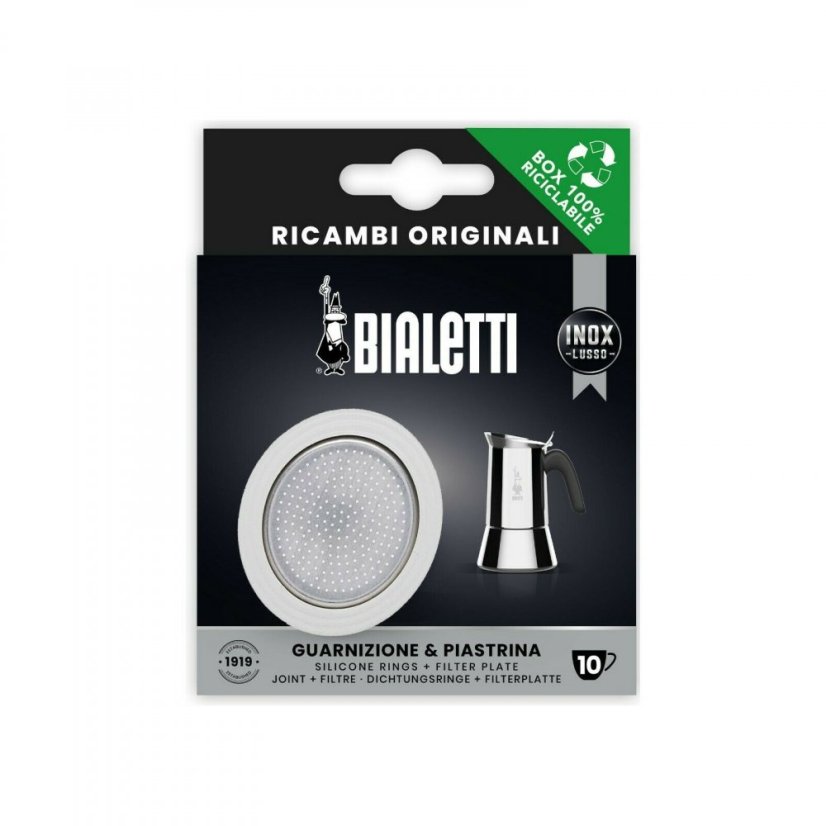 Bialetti těsnění + filtr VENUS (10 šálků, 500 ml) Bialetti těsnění + filtr VENUS (10 šálků, 500 ml)