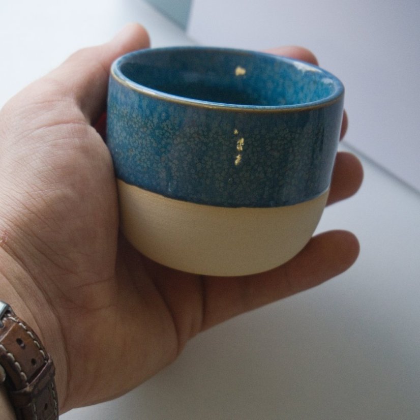 Keramický šálek Nude - modrá