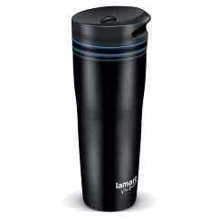 Nerezový termohrnek Lamart 360 ml černo/modrý