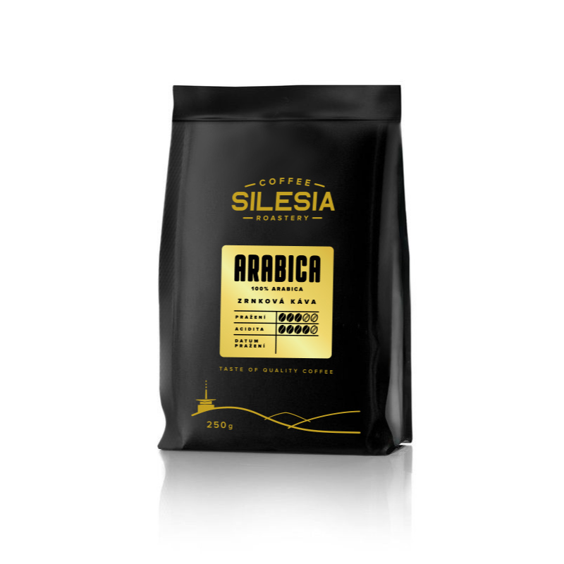 SILESIA ARABICA 100% - Varianta: Zrnková káva, Velikost balení: 500 g