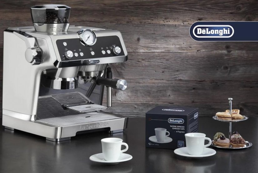 Porcelánový šálek DeLonghi espresso 70 ml - 2ks