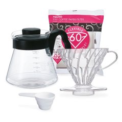 Hario sada Pour Over Kit V60-02 černý