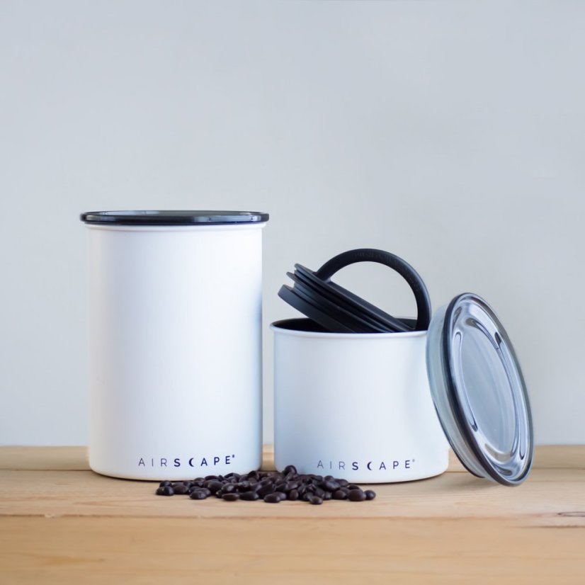 Dóza na kávu AirScape - Matte White 300 g