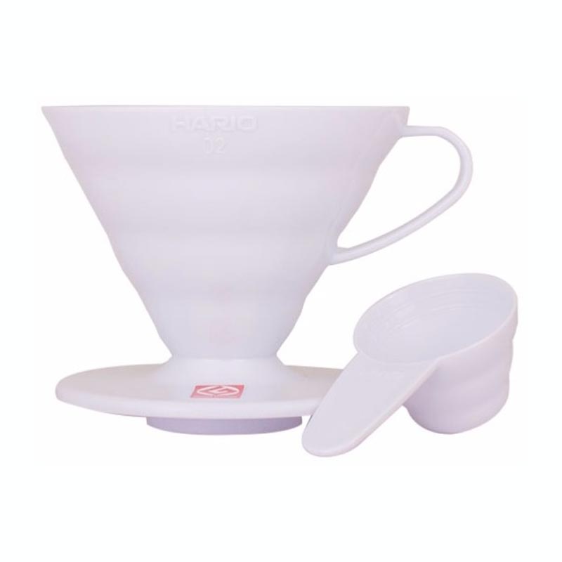 Dripper Hario V60-02 plastový bílý