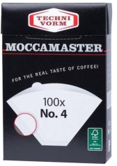 Moccamaster papírové filtry č. 4 (100 ks)