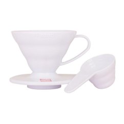 Dripper Hario V60-01 plastový bílý