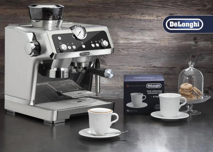 Porcelánový šálek DeLonghi cappuccino 270 ml - 2ks