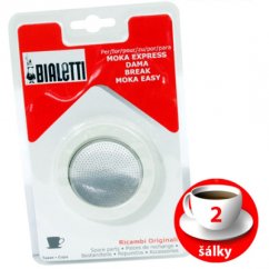 Bialetti těsnění + filtr MOKA (2 šálky, 100 ml)