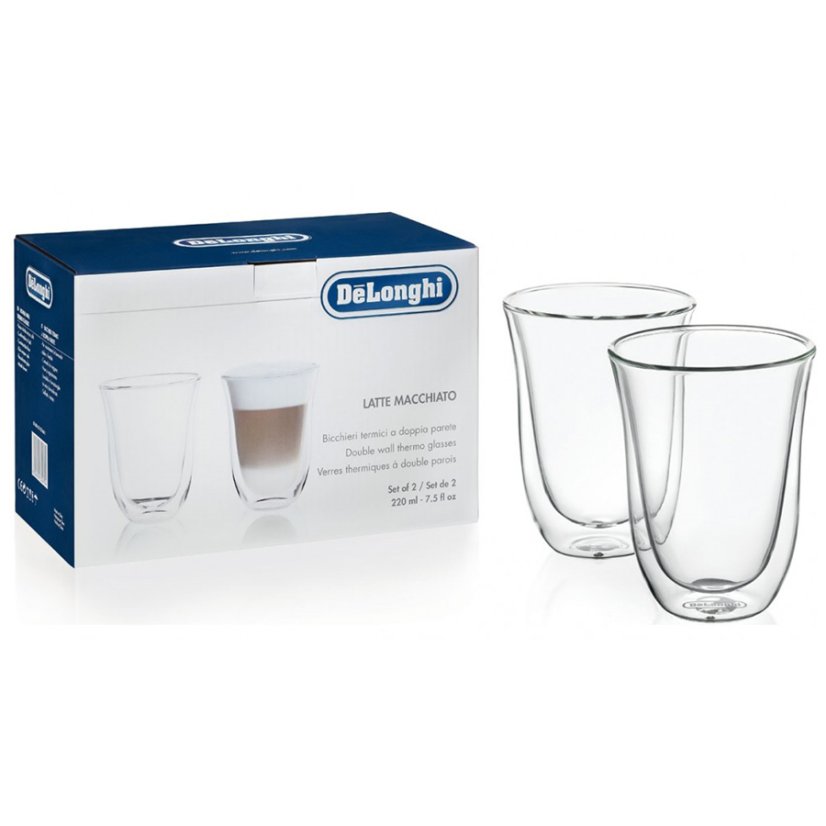 Sklenice DeLonghi latte macchiato 330 ml - 2 ks