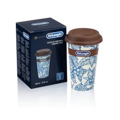 Porcelánový termo hrnek DeLonghi 300 ml - modrý