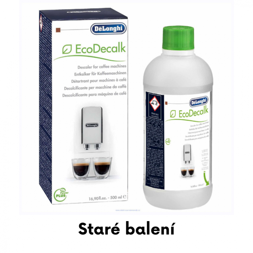 Dekalcifikační prostředek DeLonghi EcoDecalk 500 ml - tekutý roztok
