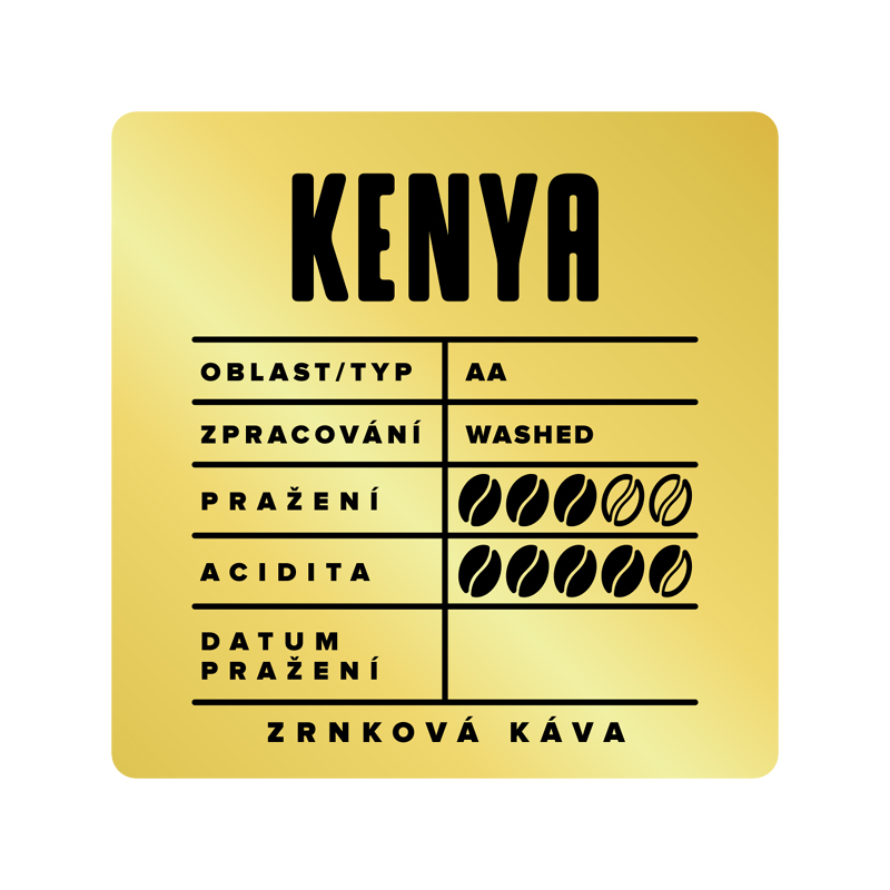 SILESIA KENYA AA Washed - Varianta: Mletá na filtr, Velikost balení: 250 g