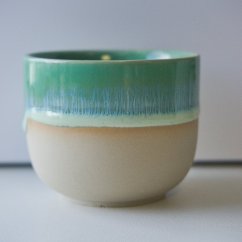 Keramický šálek Rainbow - tyrkys