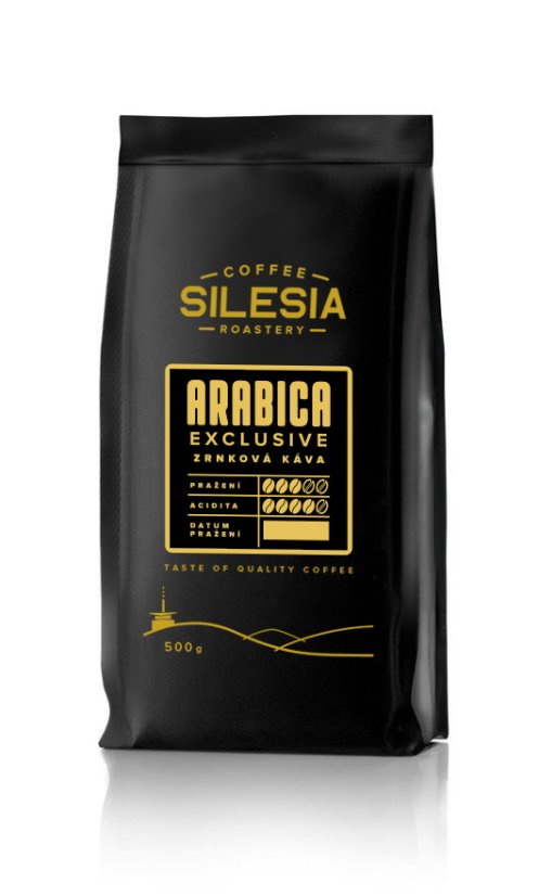 Silesia ARABICA 100% exclusive - Velikost balení: 500 g, Varianta: Mletá káva na espresso