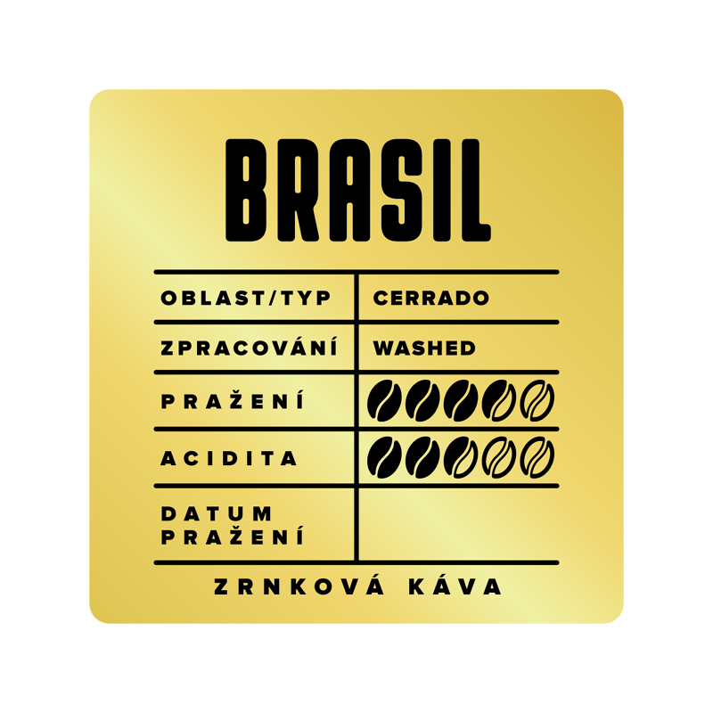 SILESIA BRASIL Cerrado - Varianta: Mletá káva na espresso, Velikost balení: 500 g