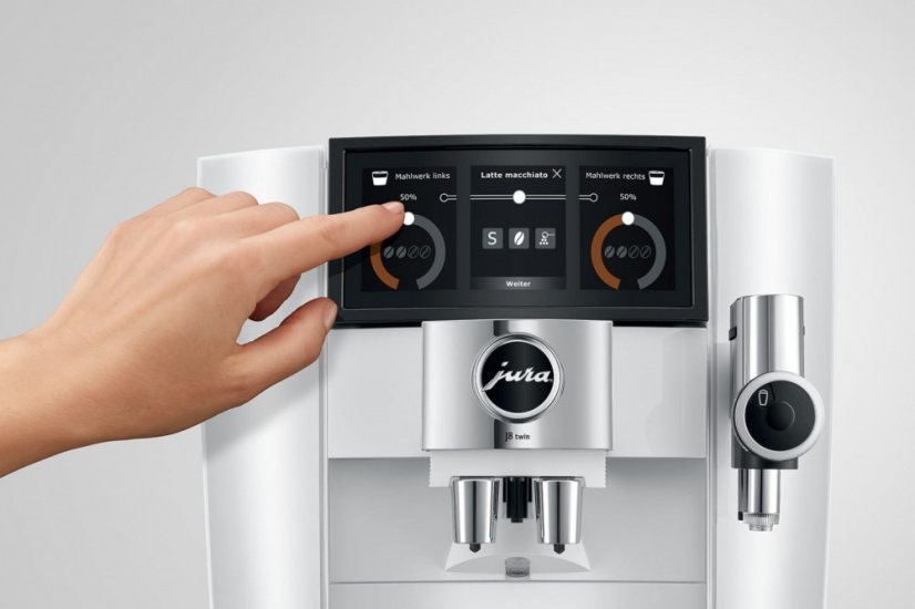 Jura J8 Twin Diamond White