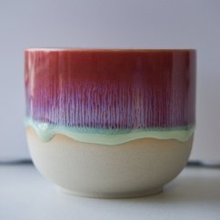 Keramický hrnček Rainbow - růžový