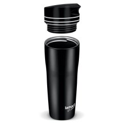 Nerezový termohrnek Lamart 360 ml černo/bílý