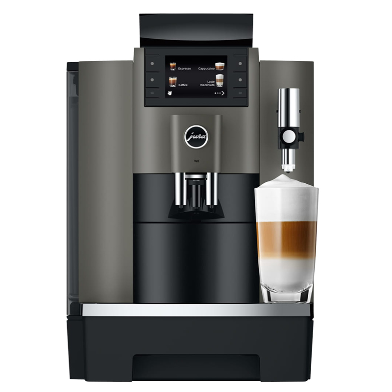Jura W8 Dark Inox (do 50 káv denně)