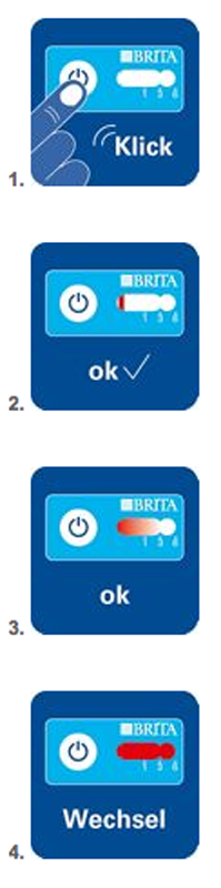 Brita AquaGusto 100 v sáčku 4 ks