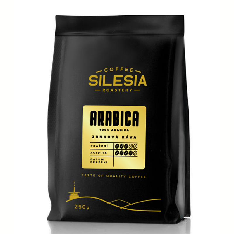 SILESIA ARABICA 100% - Varianta: Zrnková káva, Velikost balení: 250 g