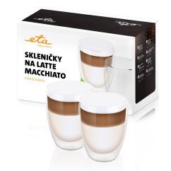 Sklenice Eta latte macchiato 350 ml -  2 ks