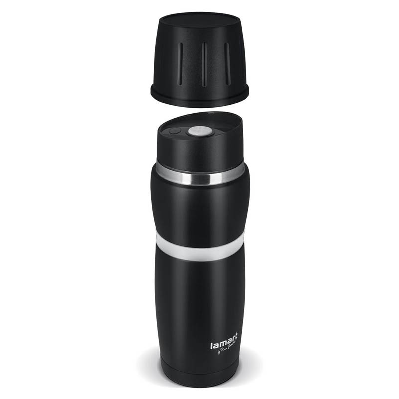 Nerezová termoska Lamart 480 ml černo/bílá