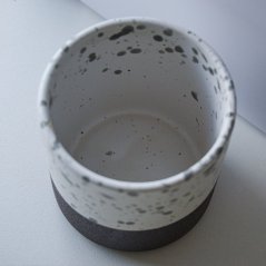 Keramický šálek Beton - dark