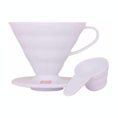 Dripper Hario V60-02 plastový bílý
