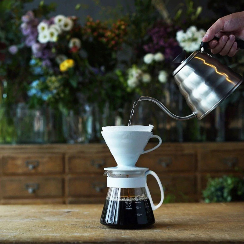 Dripper Hario V60-01 keramický bílý