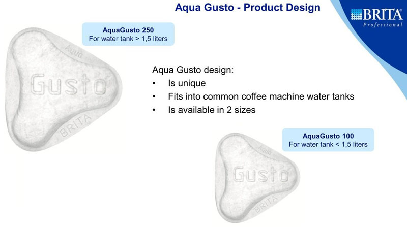 Brita AquaGusto 250 v sáčku 4 ks